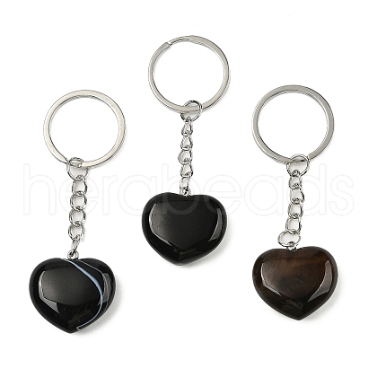 Natural Agate Keychain KEYC-A014-01P-1