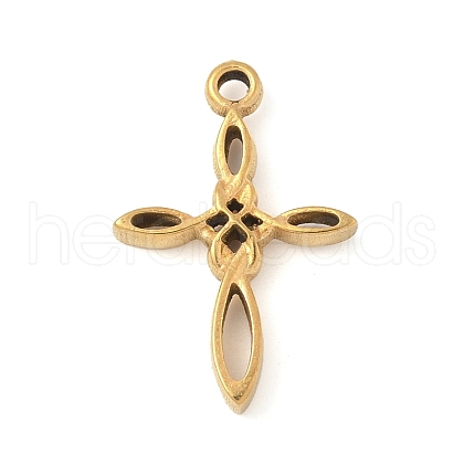 304 Stainless Steel Pendants STAS-R162-03G-04-1