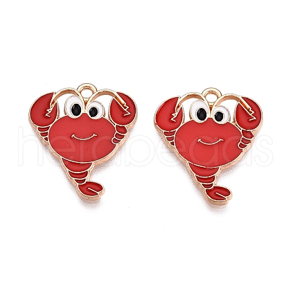 Alloy Enamel Pendants ENAM-T020-65A-1