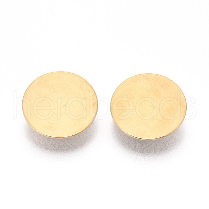 PVD Vacuum Plating 304 Stainless Steel Brooch Cabochon Settings STAS-E547-08I-G-1