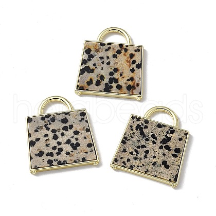 Natural Dalmatian Jasper Pendants G-G977-04G-04-1