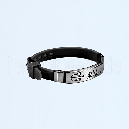 Silicone Cord Bracelets WG3CB09-06-1