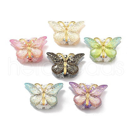 Polymer Clay Rhinestone Beads CLAY-NH0001-07-1