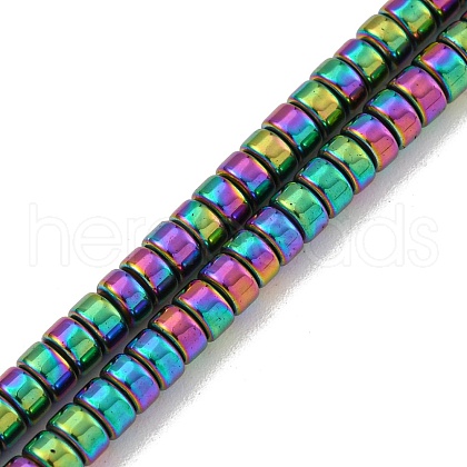 Electroplated Synthetic Non-magnetic Hematite Beads Strands G-K361-A06-01-1