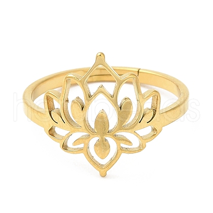 304 Stainless Steel Adjustable Rings X-RJEW-K245-58G-1
