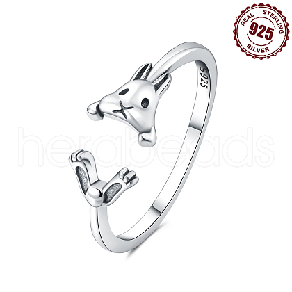 925 Sterling Silver Adjustable Open Cuff Rings FS-WGD27BF-04-1