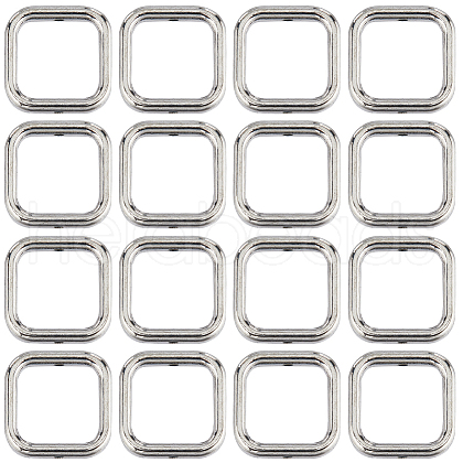 SUNNYCLUE Square Tibetan Style Alloy Beads Frames FIND-SC0008-70-1