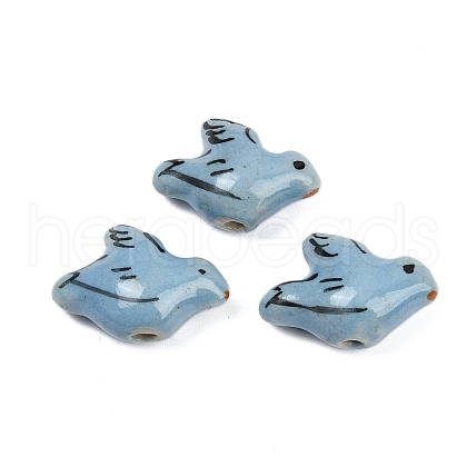 Handmade Porcelain Beads PORC-I029-07-1