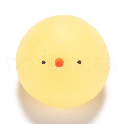 Chick Shape Stress Toy AJEW-H125-16-1