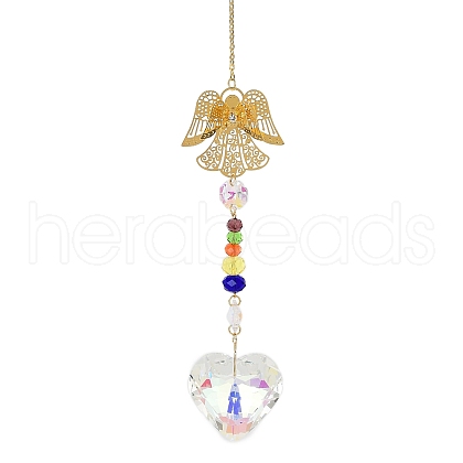 Hollow Alloy Hanging Ornaments HJEW-Q012-05E-1