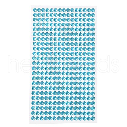 Self Adhesive Acrylic Rhinestone Stickers STIC-PW0012-01F-1