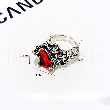 Retro Alloy with Resin Adjustable Cuff Rings FS-WG49C80-07-1