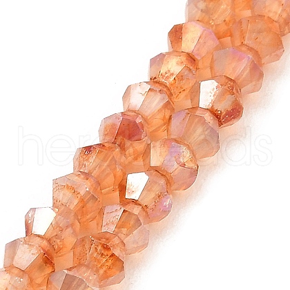 Imitation Jade Glass Beads Strands GLAA-P058-02A-08-1