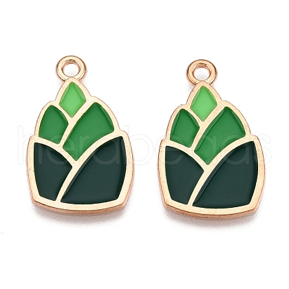 Panda Theme Alloy Enamel Pendants ENAM-T020-34I-1