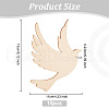 Unfinished Wooden Pieces WOOD-WH0002-32H-2