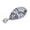 Polymer Clay Rhinestone Pendants RB-S056-11B-P-3