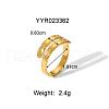 Stainless Steel Cuff Ringds for Women HA1688-7-1