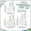   6Pcs 3 Styles 925 Sterling Silver Charms STER-PH0002-86-2