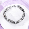 201 Stainless Steel Column Link Chain Bracelets BJEW-B078-150P-1
