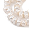 Electroplated Shell Pearl Beads Strands BSHE-C006-03B-3