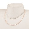 Glass Beaded Necklaces NJEW-JN03246-02-4