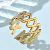 304 Stainless Steel Cuff Rings RJEW-P150-05G-1