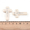 Printed Wooden Pendants WOOD-S050-35B-06-3