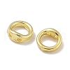 Brass Ring Charm Connectors KK-P284-06G-01-2