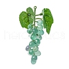 Natural Fluorite Grape Model Pendants PW-WG36806-01-1