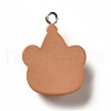 Opaque Resin Pendants X-RESI-G056-01A-2
