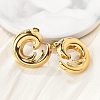304 Stainless Steel Stud Earrings EJEW-D319-08G-2
