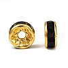 Brass Rhinestone Spacer Beads RB-A014-Z8mm-02G-NF-5