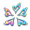 Rainbow Color Alloy Pendants PALLOY-N156-181-NR-1