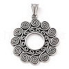 304 Stainless Steel Pendants STAS-A083-26AS-1