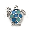 Alloy Enamel Pendants FIND-A051-05B-P-1