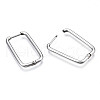 201 Stainless Steel Huggie Hoop Earrings STAS-S103B-32P-2