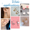 Unicraftale 80Pcs Brass Stud Earring Findings KK-UN0002-75A-6