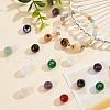 Olycraft 16pcs Gemstone European Beads G-OC0005-58-5