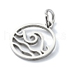 304 Stainless Steel Charms STAS-C097-63P-2