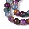 Dyed Natural White Jade Beads Strands G-T139-8mm-60-08-3