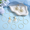 SOFPLATE 60Pcs Brass Linking Rings KK-SP0002-13B-4
