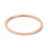 1mm Polished Plain Dome Finger Ring for Girl Women RJEW-C012-02G-RG-1