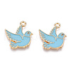 Alloy Enamel Bird Pendants PALLOY-N170-009-NR-3