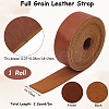 1.6M Flat AB Grade Cowhide Leather Cord AJEW-WH0007-59B-05-2