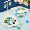 SUNNYCLUE 30Pcs 6 Style Polymer Clay Pave Rhinestone Beads CLAY-SC0001-78B-4