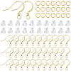 SUNNYCLUE 300Pcs Brass Earring Wire KK-SC0004-84G-1