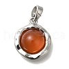 Natural Carnelian(Dyed & Heated) Pendants KK-K388-07P-1