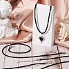 SUNNYCLUE 30Pcs Trendy Braided Imitation Leather Necklace Making NJEW-SC0001-31-4