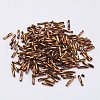 Glass Twisted Bugle Beads X-SEED-E002-9mm-881#-3