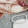  300Pcs 3 Styles ABS Plastic Imitation Pearl Beads KY-NB0001-72-5